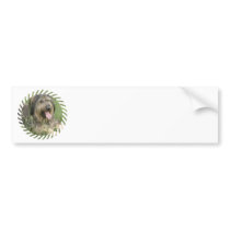 Bearded Collie Dog Bumper Sticker