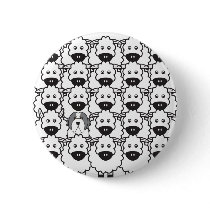 Bearded Collie in the Sheep Buttons