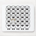 Bearded Collie in the Sheep mousepads by khocker Bearded Collie in the Sheep mousepads