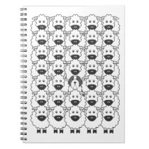 Bearded Collie in the Sheep notebooks