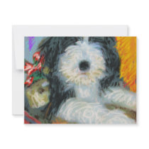 Bearded Collie Invitations