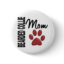 Bearded Collie Mom 2 Buttons