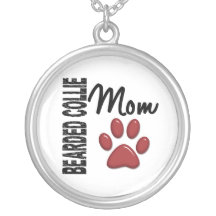 Bearded Collie Mom 2 Necklace