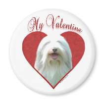 Bearded Collie My Valentine - Magnet