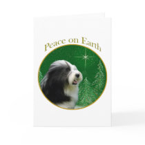 Bearded Collie Peace cards