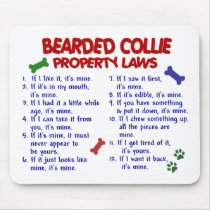 BEARDED COLLIE Property Laws 2 Mouse Mat
