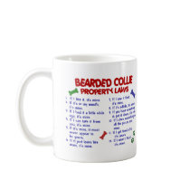 BEARDED COLLIE Property Laws 2 Mugs