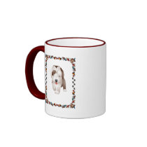Bearded Collie Puppy Coffee Mugs