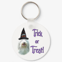 Bearded Collie Trick keychains