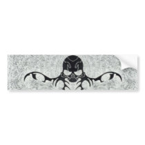bearded dark skull bumper stickers