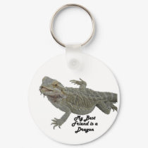 Bearded Dragon Keychain by DragonDivaDesigns Bearded Dragon Keychain