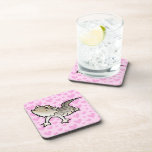 Bearded Dragon / Rankin Dragon Love Beverage Coasters