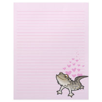 Bearded Dragon / Rankin Dragon Love Customized Letterhead