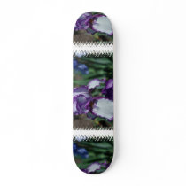 Bearded Iris Flower Skateboard