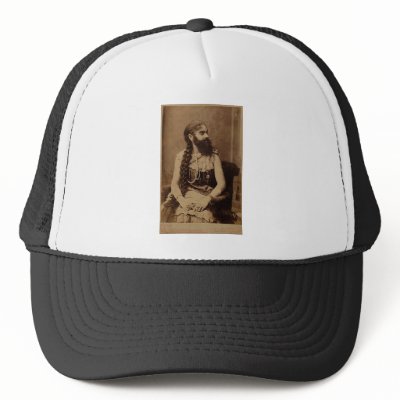 Bearded Lady Mesh Hat by spyderfyngers
