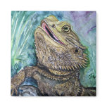 Bearded Lizard Fridge Magnets