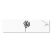 Bearded-Rasta-Dragon Bumper Stickers