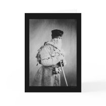 Bearded Russian Man Wearing a Backpack 1880 cards