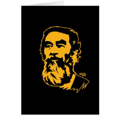 Bearded Saddam Hussein Portrait Cards by strk3