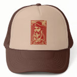 Bearded Saddam Hussein Portrait Hat