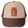 Bearded Saddam Hussein Portrait Hat