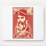 Bearded Saddam Hussein Portrait Mousepad