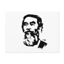 Bearded Saddam Hussein Portrait Postcard by strk3 Bearded Saddam Hussein Portrait Postcard