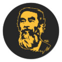 Bearded Saddam Hussein Portrait stickers by strk3 Bearded Saddam Hussein Portrait stickers
