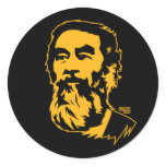 Bearded Saddam Hussein Portrait Sticker