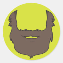 Bearded Sticker stickers