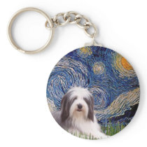 Beardie 2 - Starry Night Key Chains