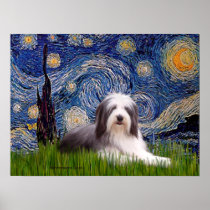 Beardie 2 - Starry Night Posters