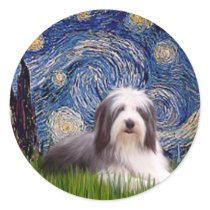 Beardie 2 - Starry Night Stickers