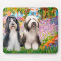 Beardie Pair 2 - Garden Mouse Pads
