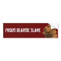 Beardie Slave Bumper Stickers