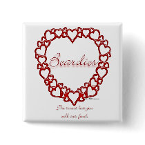 Beardie True Love buttons