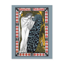 Beardley Peacock Post Card