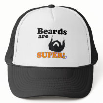 beards are super trucker hat