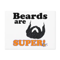 beards are super post card