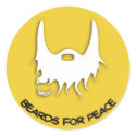 beards for peace sticker new logo