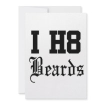 beards personalized invites