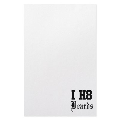 beards stationery design by ih8designs