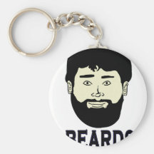 BEARDS - They grow on you Keychains