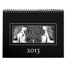 Beardsley Art Nouveau Illustrations 2013 Calendar