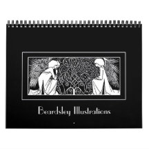 Beardsley Art Nouveau Illustrations Calendar