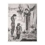 Beardsley Holy Grail Post Card postcards