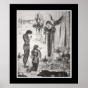 Beardsley King Arthur Poster posters