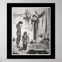 Beardsley King Arthur Poster