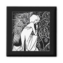 Beardsley Nouveau Angel magnet