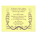 Beardsley Nouveau Knight & Lady Wedding Invitation